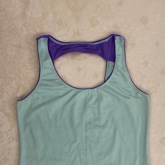 Lululemon Tank Top Ice Blue & Power Purple Size 10 - Picture 4 of 5
